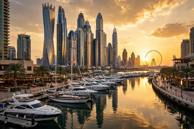 Best places to visit in Dubai in winter Dubai Marina