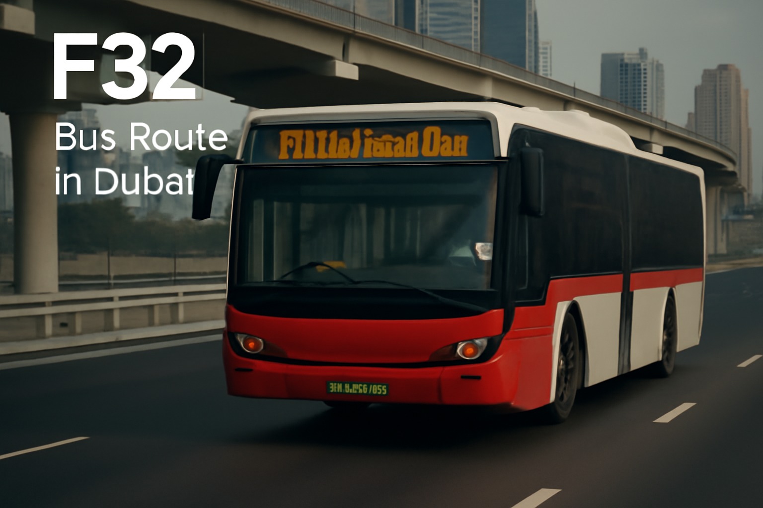 F32 bus route in dubai