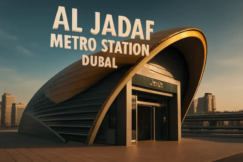 Al Jadaf Metro Station Dubai