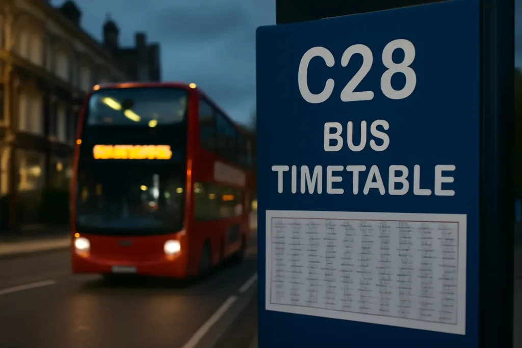 C28 Bus Timetable