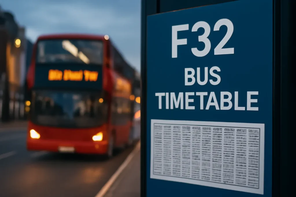 F32 Bus Timetable