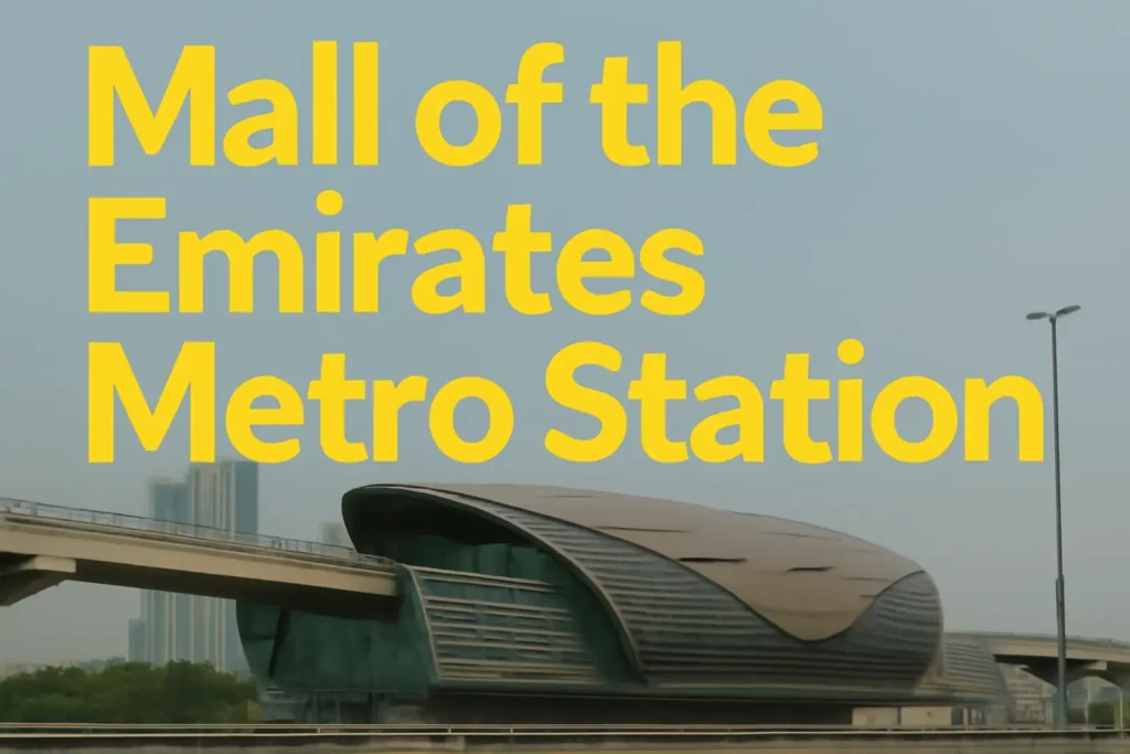 Mall of the Emirates Metro Station Dubai Location, Access, Timings, and Nearby Attractions