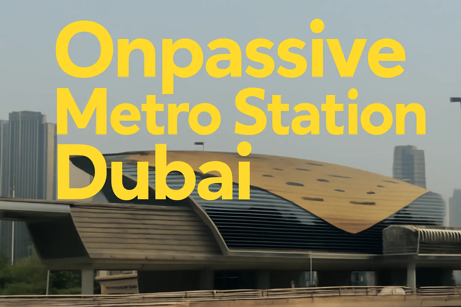 Onpassive Metro Station Dubai