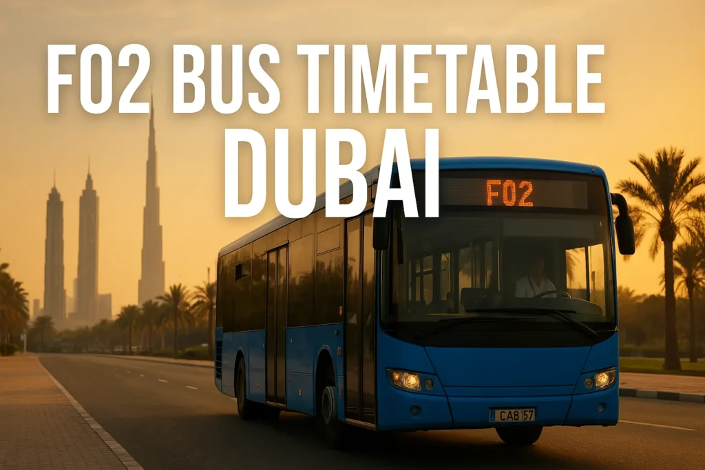 F02 Bus Timetable Dubai
