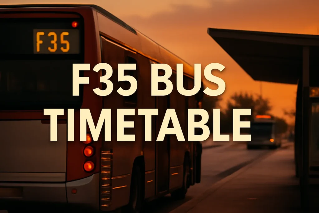 F35 Bus Timetable