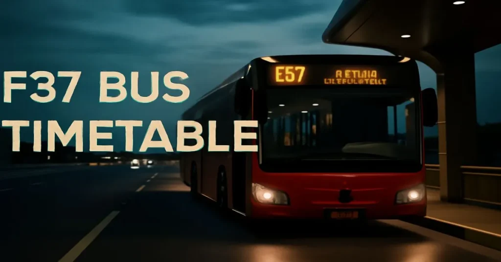 F37 Bus Timetable