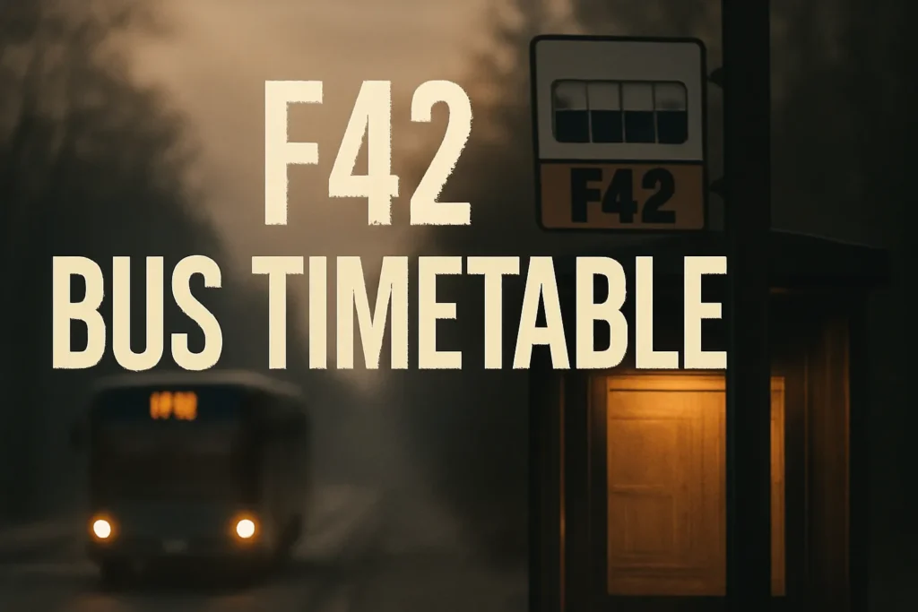 F42 Bus Timetable