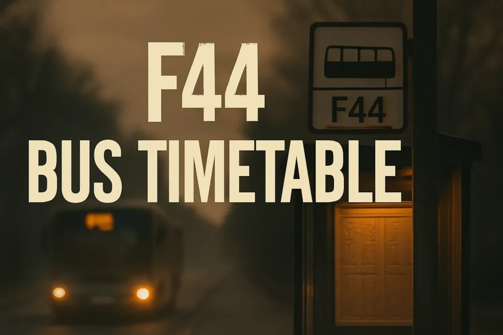 F44 Bus Timetable
