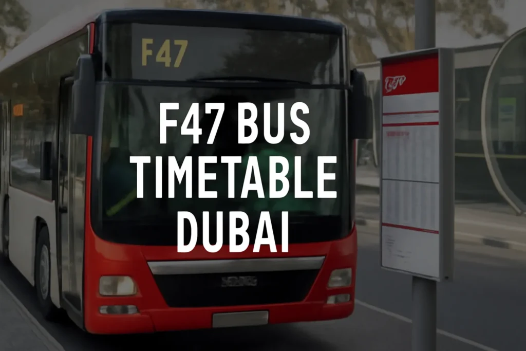 F47 Bus Timetable Dubai