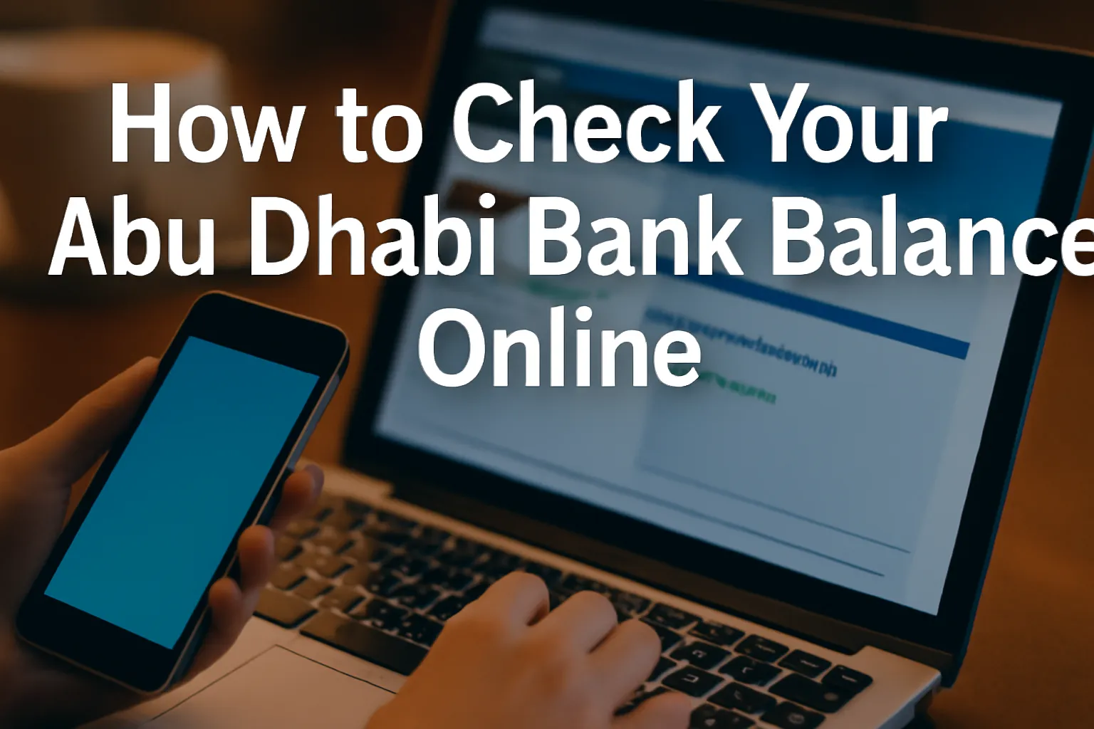 How to Check Your Abu Dhabi Bank Balance Online