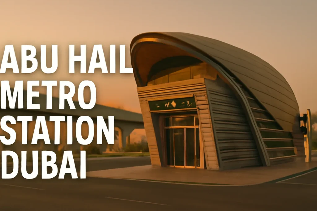 Abu Hail Metro Station Dubai