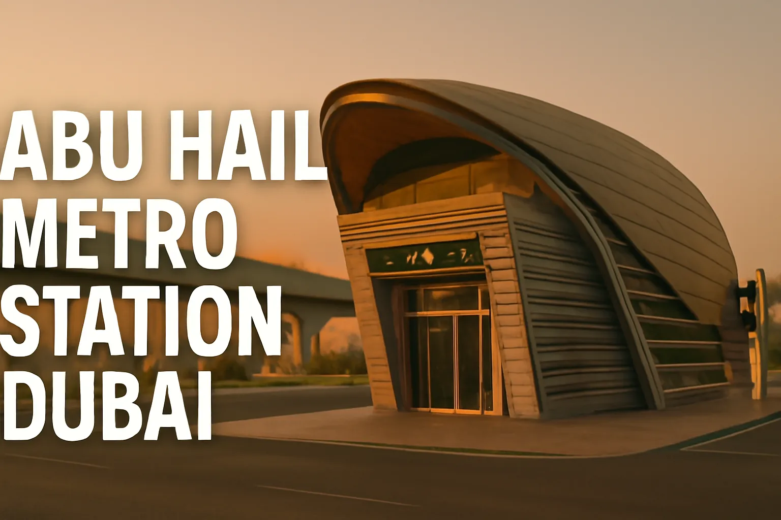 Abu Hail Metro Station Dubai