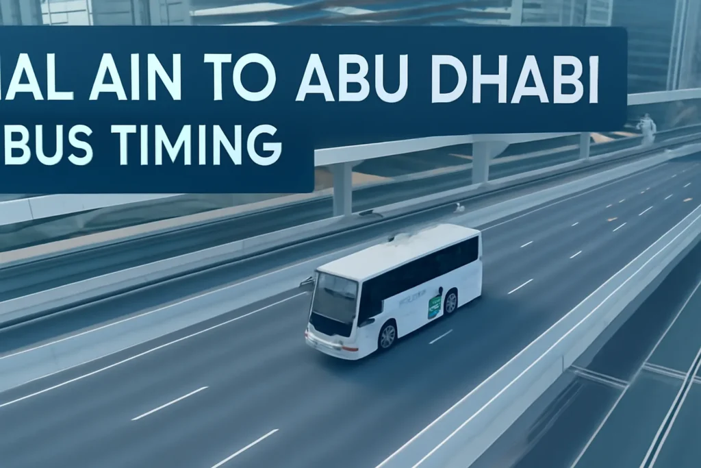 Al Ain To Abu Dhabi Bus Timing