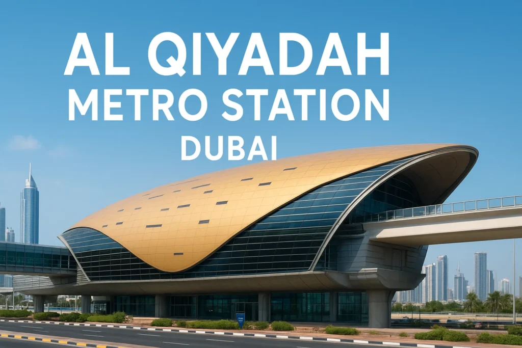 Al Qiyadah Metro Station Dubai