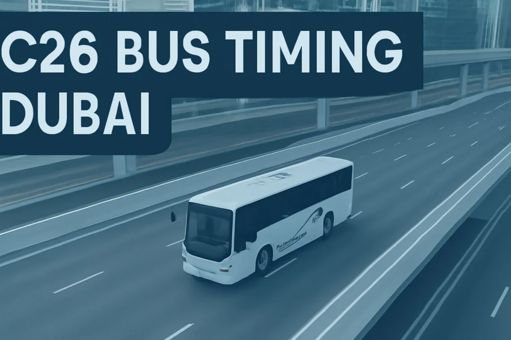C26 Bus Timing Dubai