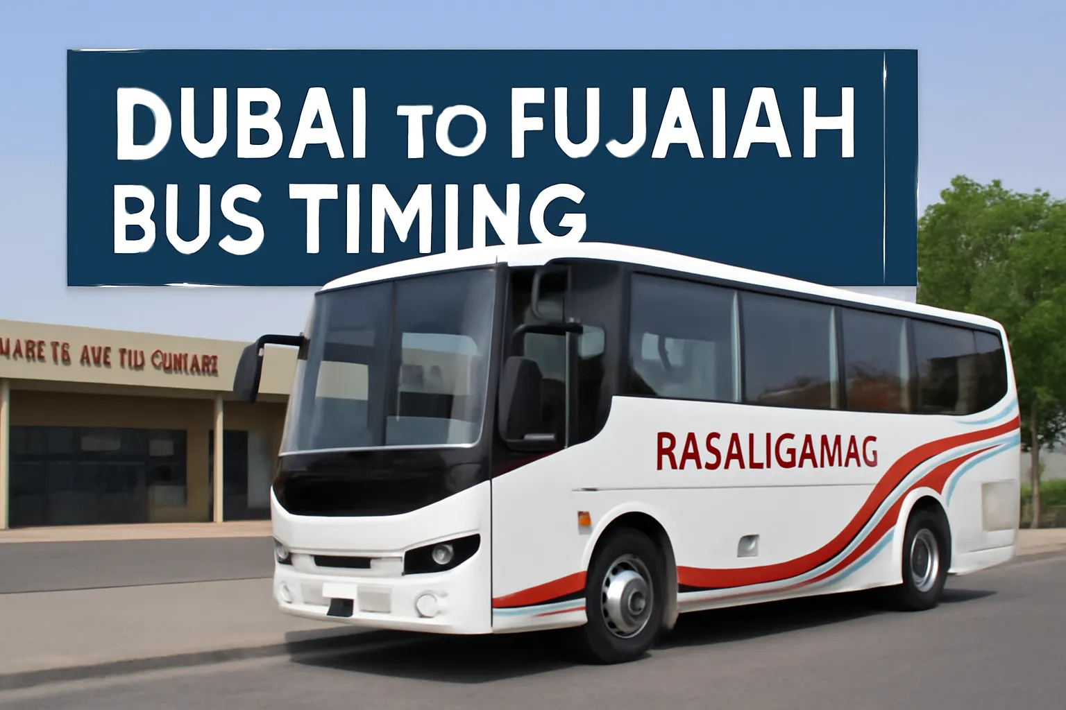 Dubai to Fujairah Bus Timing