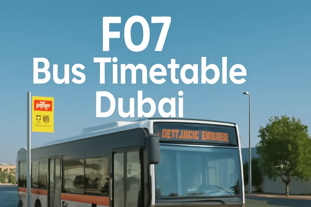 F07 Bus Timetable Dubai