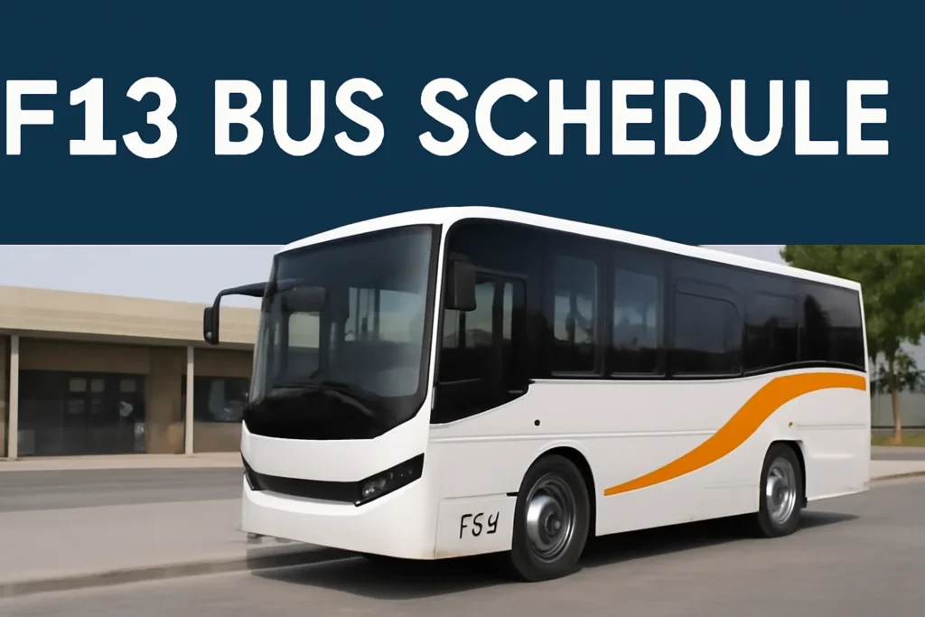 F13 Bus Schedule