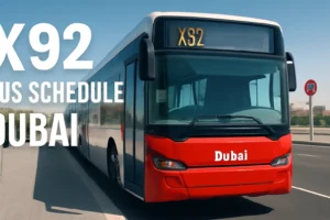 X92 Bus Schedule Dubai