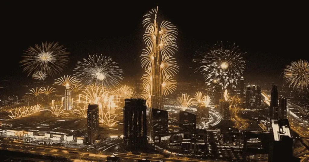 New Year Fireworks in Dubai