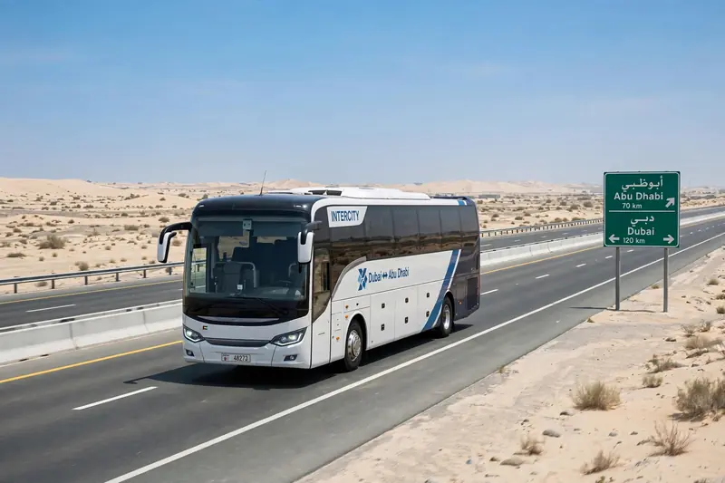 Abu Dhabi city tour Dubai Abu Dhabi highway bus