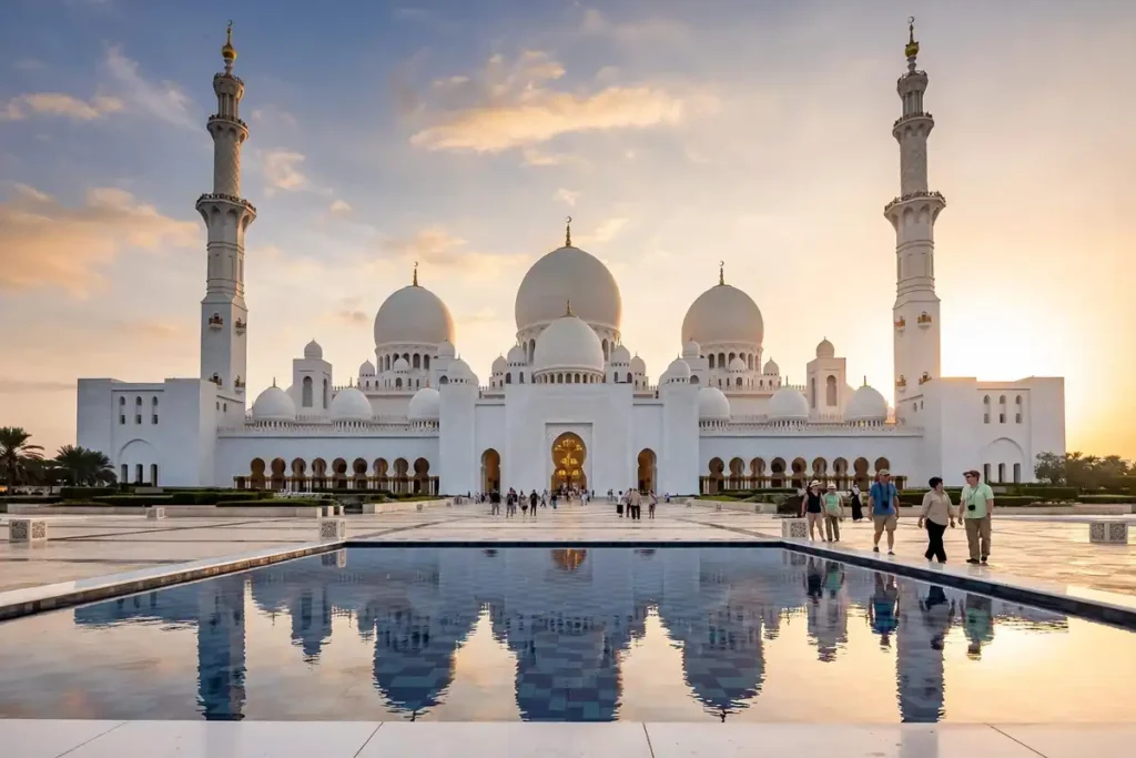 Abu Dhabi city tour Sheikh Zayed Grand Mosque